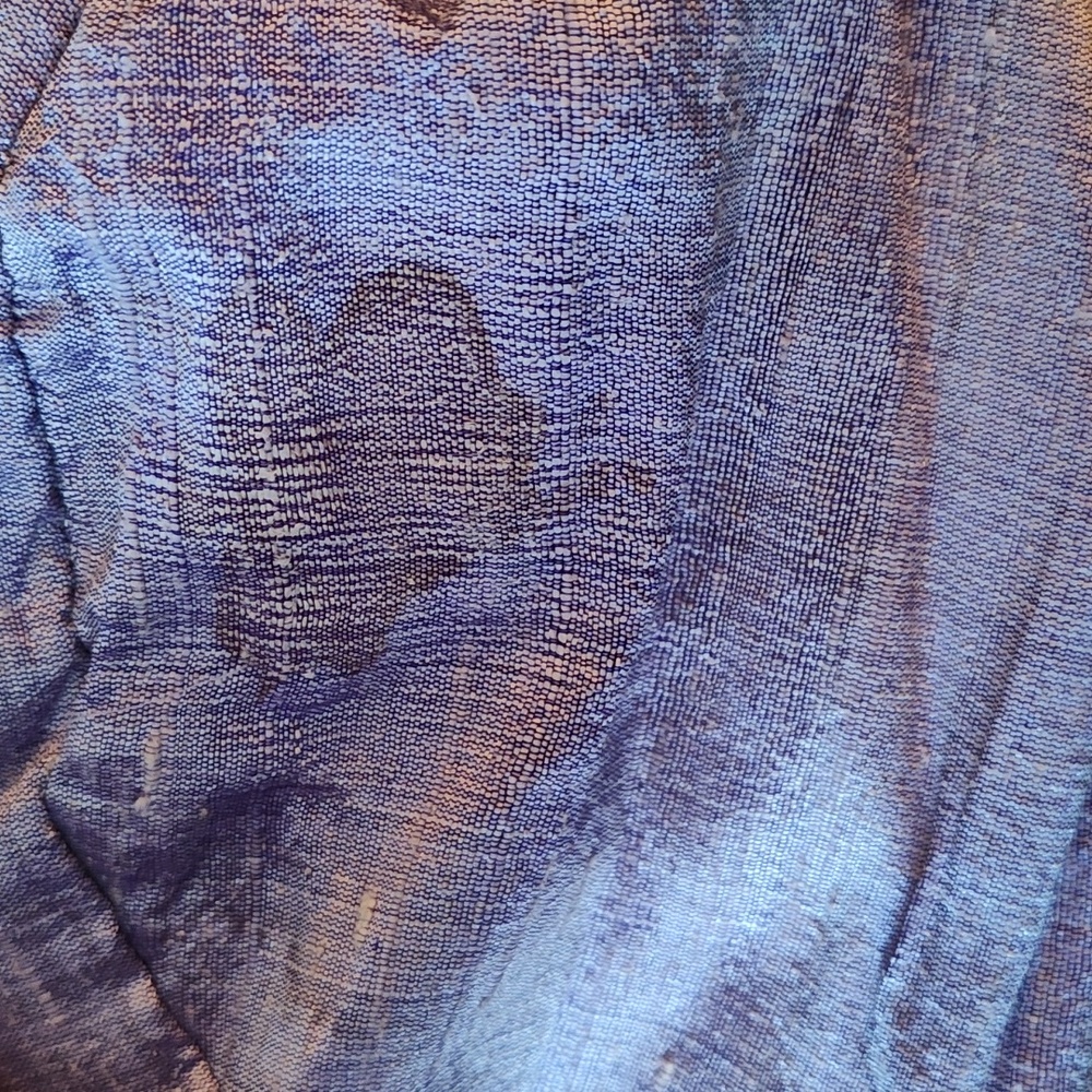 Elegant Lavender Silk Shoulder Tote Bag - Picture 4 of 5